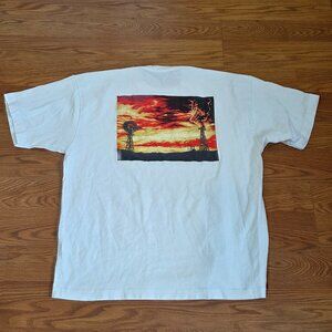 OBEY Men’s XL Evolve Devolve Graphic Print Shirt by Founder Shepard Fairey Art